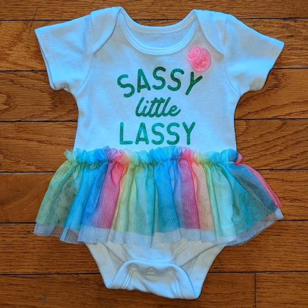 Sassy Little Lassy St. Patrick's Day bodysuit baby newborn girls